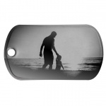 Dad with Kid Dog Tag