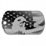 USA Eagle Dog Tag