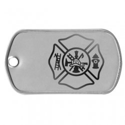 Maltese Cross Dog Tag