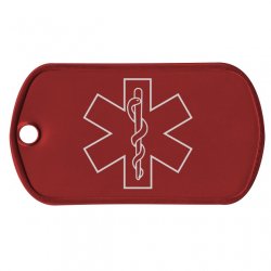 Red Star of Life Tag