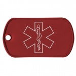 Red Star of Life Tag