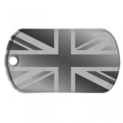 UK Flag Dog Tag