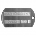 Weapon-X Wolverine Dog Tag