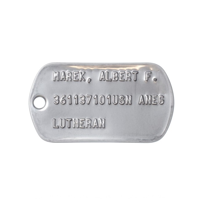 US Military Dog Tags in Stainless Steel