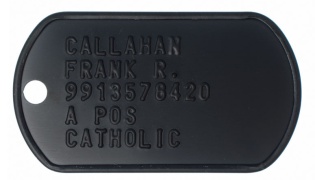 Special Forces Dogtags STRYKER WILLIAM A. 543 43 6249 B POS DELTA FORCE