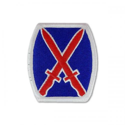 10TH INFANTRY DIVISION PATCH FULL COLOR 