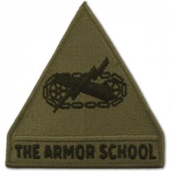 U.S. Armor School Patch (subdued)