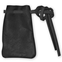 Black Leather Pouch