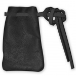 Black Leather Pouch