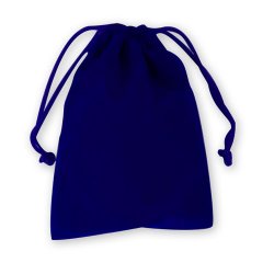 Blue Velveteen Gift Sac