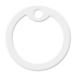 White Dog Tag Silencer