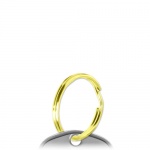 split brass key ring