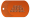 Basketball Orange Dog Tag thumbnail