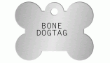 Bone Shaped Pet Dog Tag