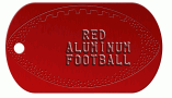 Football Red Dog Tag