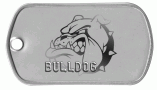 Bulldog Dog Tag