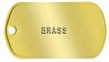 Brass Dog Tag