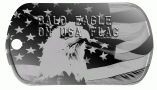 USA Eagle Dog Tag