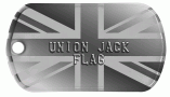 UK Flag Dog Tag