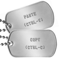 Like Father Like Son Fathers Day Dog Tags -  COPY  (CTRL-C)    