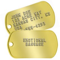 Luggage ID Tags -  EMOTIONAL BAGGAGE     