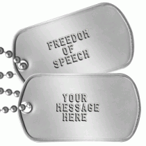 Statement Dog Tags