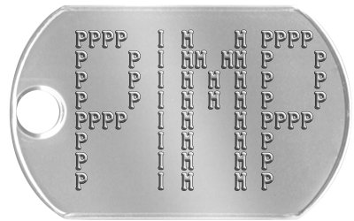 Pimp Dog Tags PPPP  I M   M PPPP P   P I MM MM P   P P   P I M M M P   P P   P I M M M P   P PPPP  I M   M PPPP