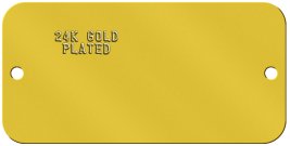 24K Gold Plated Tag