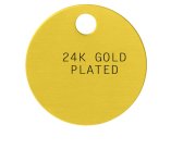 24K Gold Plated Tags