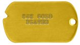 24K Gold Plated Tags