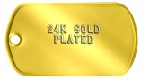 24K Gold Plated Tags