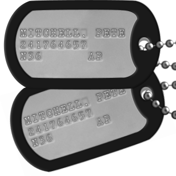 Bucky Barnes Dog Tag Stephen Rogers Dog Tag WWII Style 