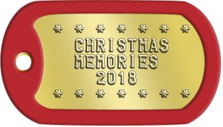 Christmas Tree Ornament  * * * * * * *    CHRISTMAS    MEMORIES      2018  * * * * * * *