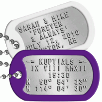 Wedding Dog Tags