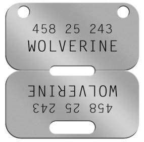 Wolverine Canadian Dog Tag  WOLVERINE  45825243 