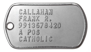 marine dog tags format