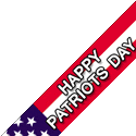 Happy Patriots Day! on the 3rd Monday of April