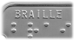 Braille Dog Tags